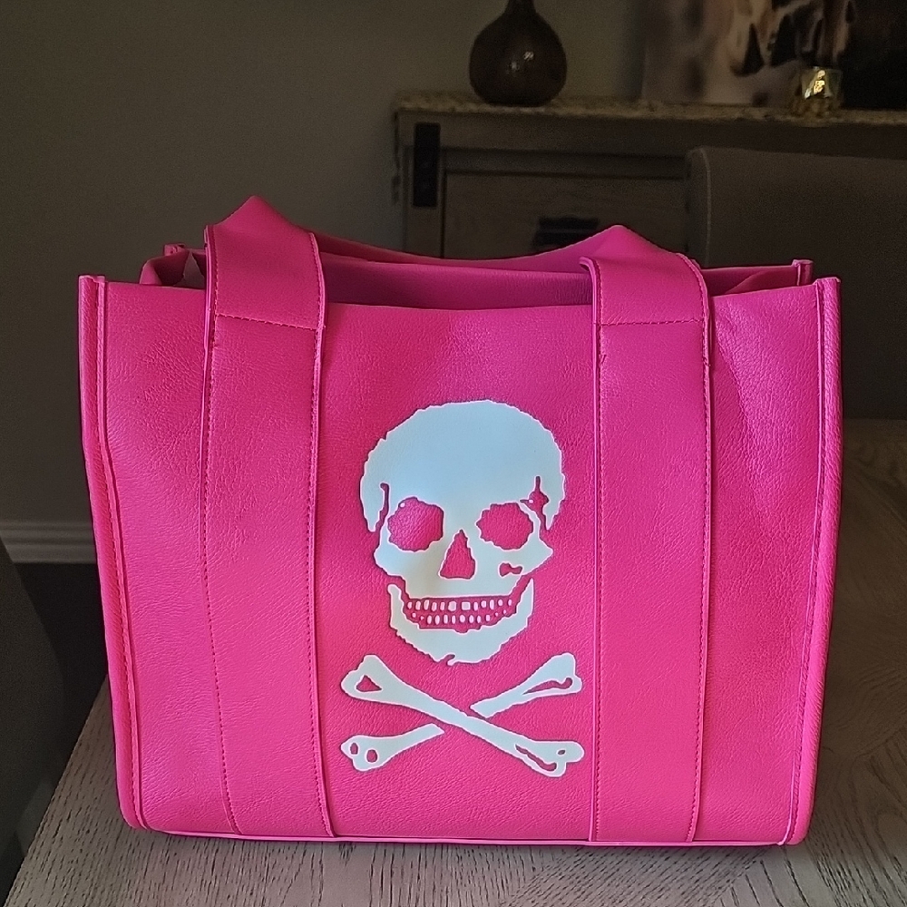 Betsey Johnson Skully Deboss Tote